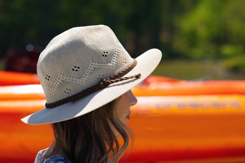 Women's Leather Cord Whetstone Sun Hat