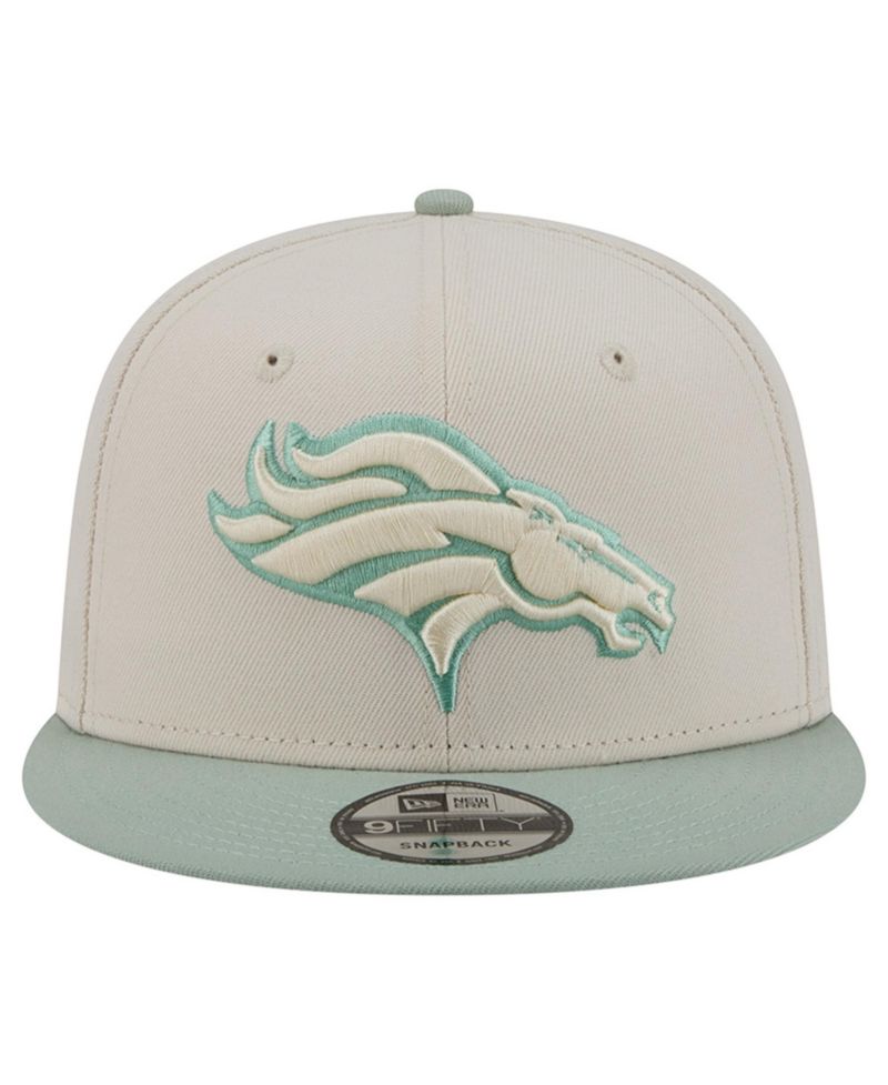 Men's Cream/Light Green Denver Broncos Color Pack Two-Tone 9FIFTY Snapback Hat