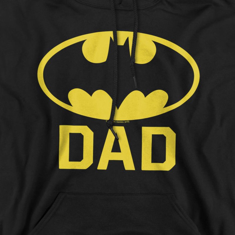 Men's Bat Dad Graphic Pullover Hoodie
