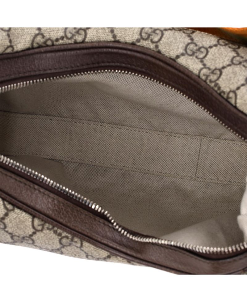 Medium Attache Shoulder Bag GG Coated Canvas