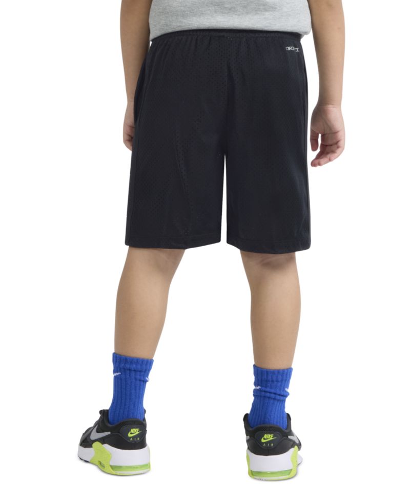 Boys' 2T-7 Dri-FIT Logo Mesh Pull-On Shorts
