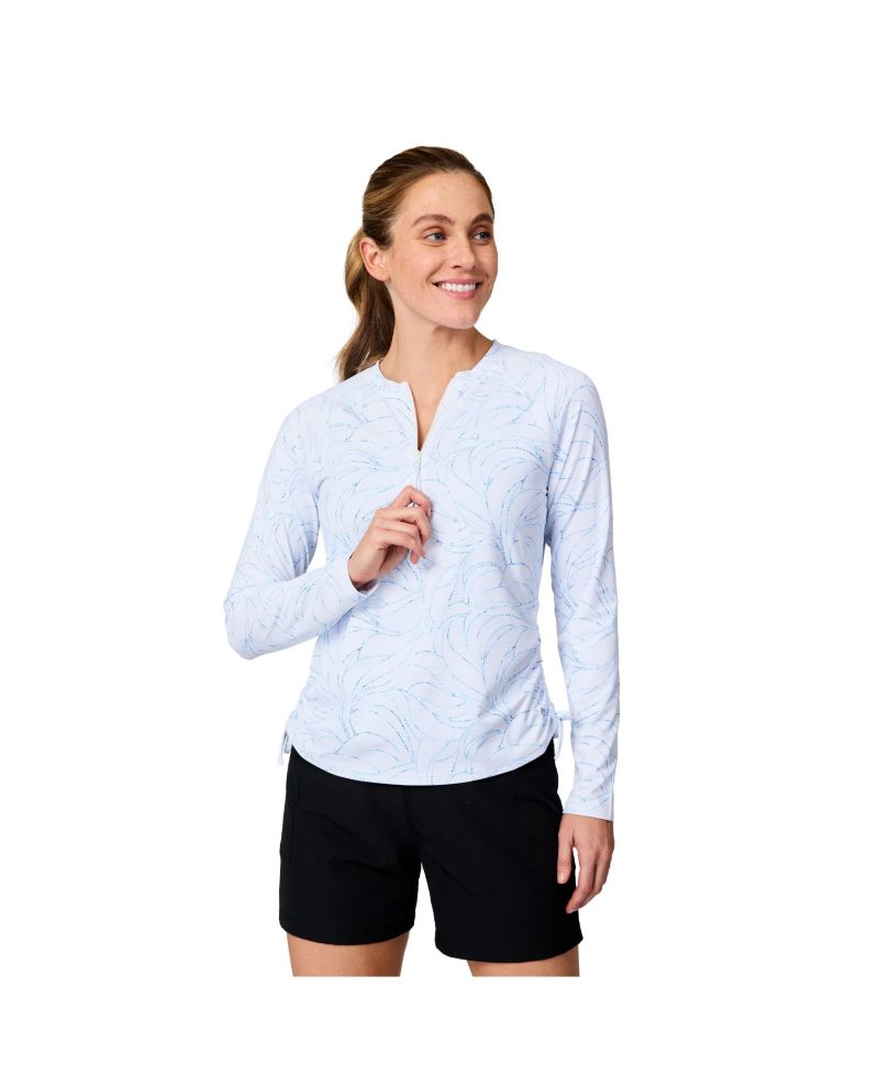 Women's SunFree Quarter Zip UPF Sunshirt