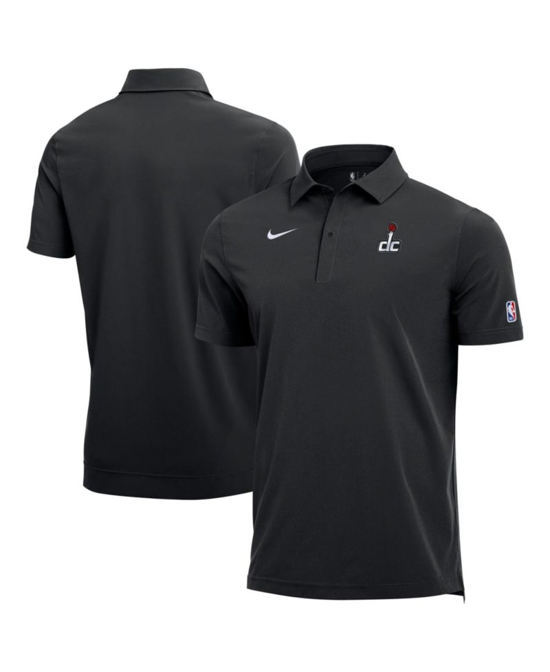 Men's Black Washington Wizards 2025/26 Authentic Dri-FIT Coaches Polo Shirt