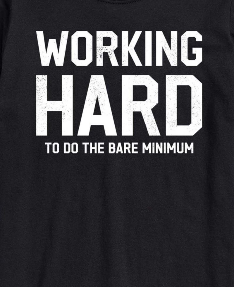 Men's Working Hard Short-Sleeve Graphic T-Shirt