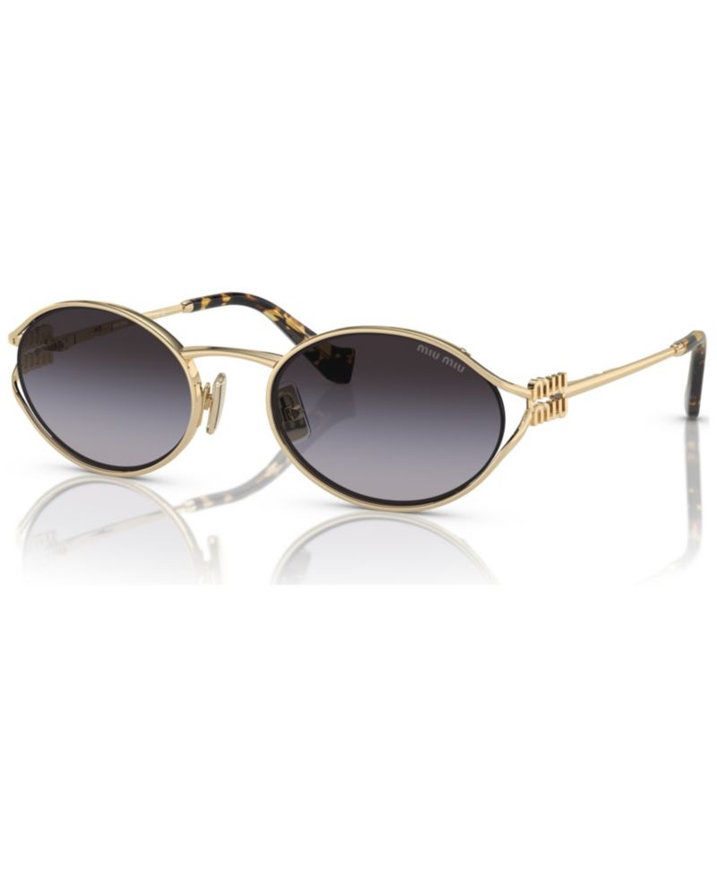 Women's Oval Metal Sunglasses, MU52YS