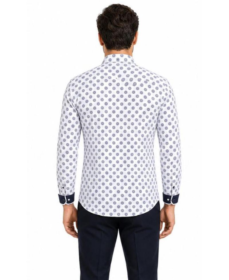 Men's Slim Fit Stylish Button-Down Shirt