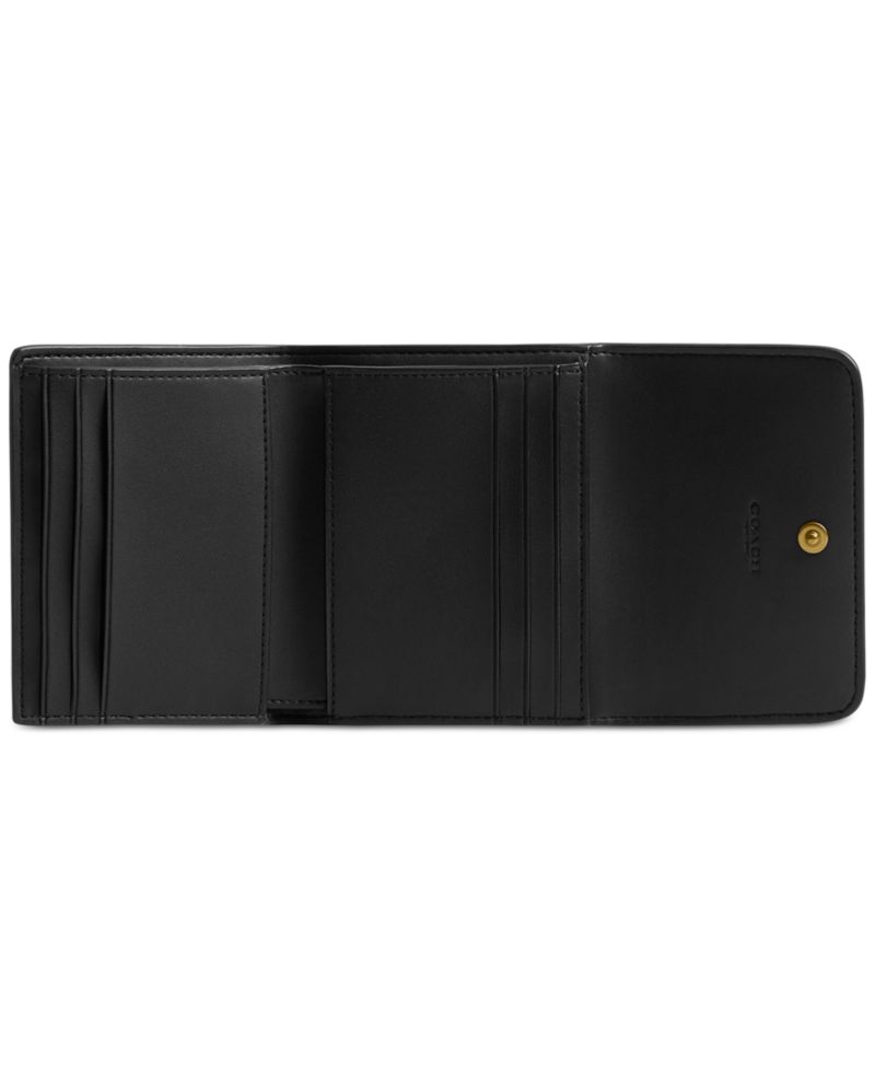 Mila Mini Leather Flap Wallet