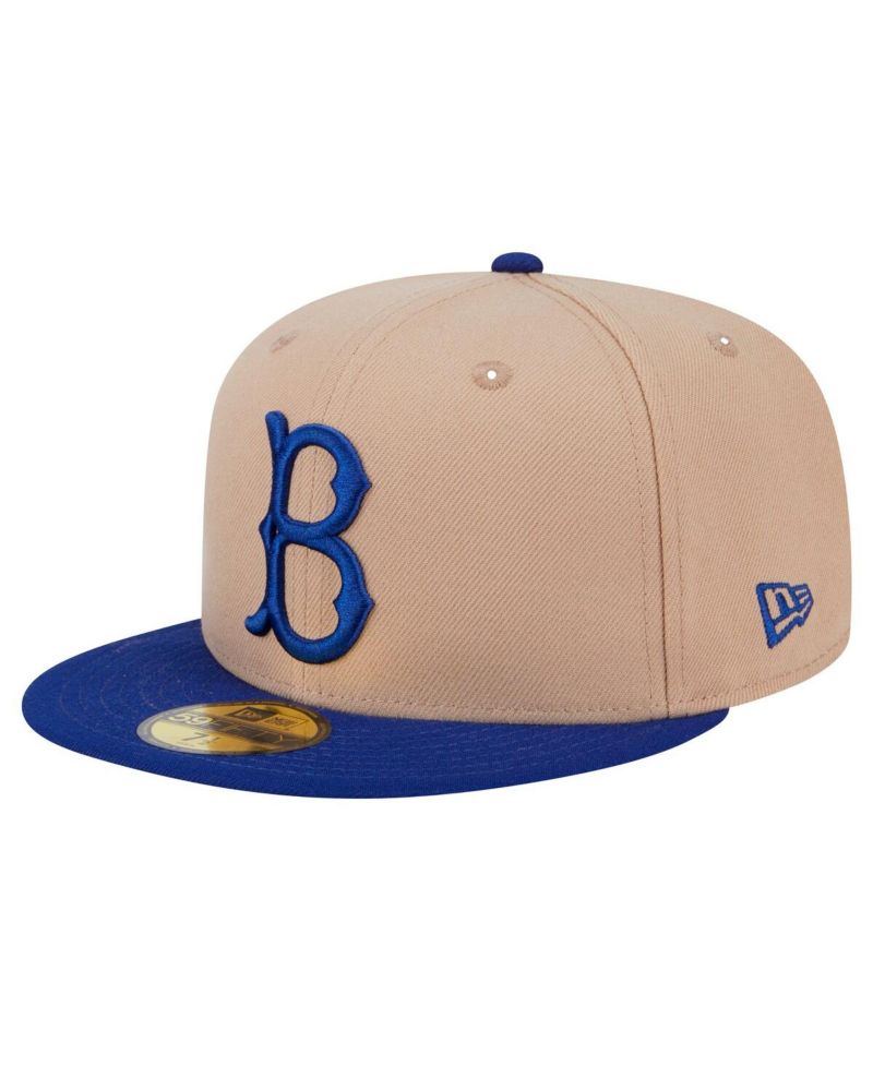 Men's Khaki Brooklyn Dodgers 59FIFTY Fitted Hat