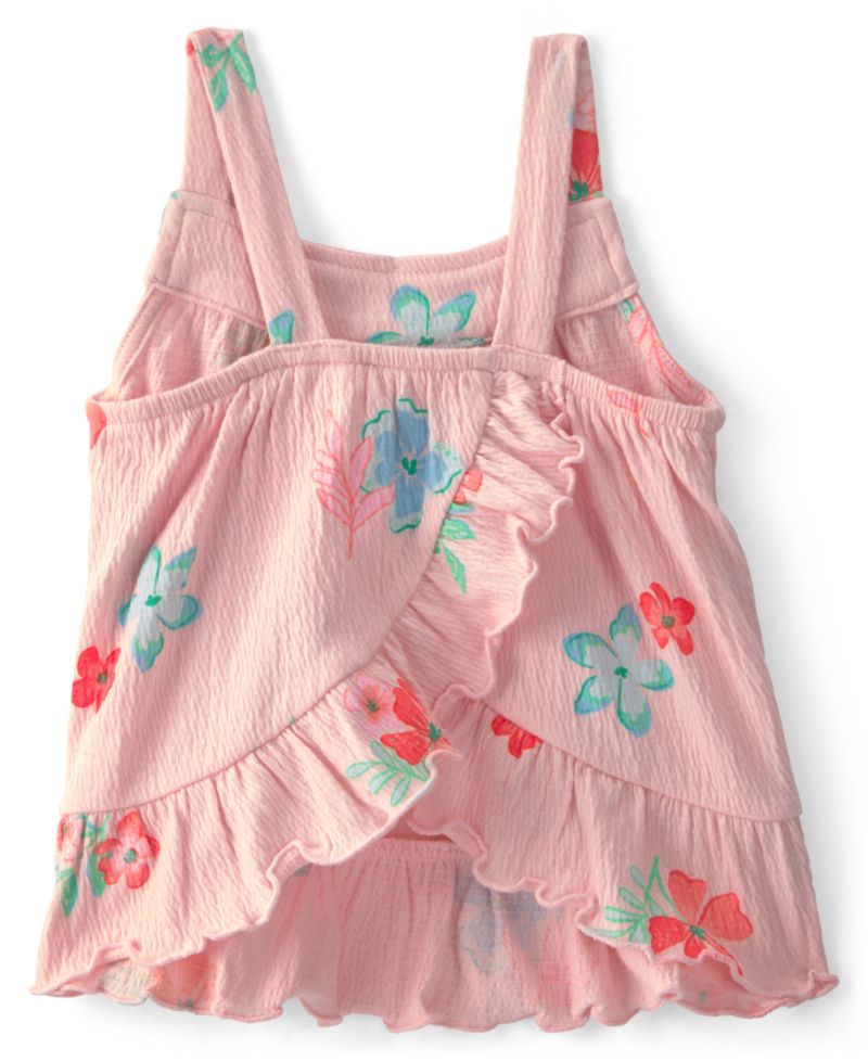 Baby Girls' Floral Ruffle Top and Shorts, 2-Piece Set