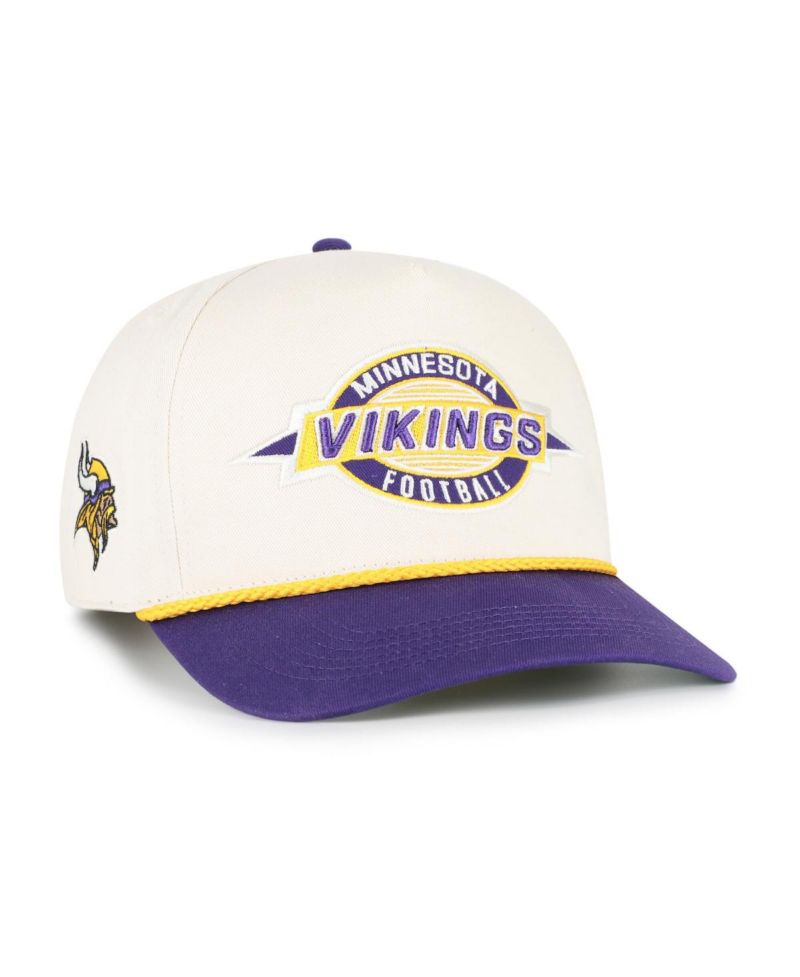 Men's Natural Minnesota Vikings Frame Out Two Tone Hitch Adjustable Hat