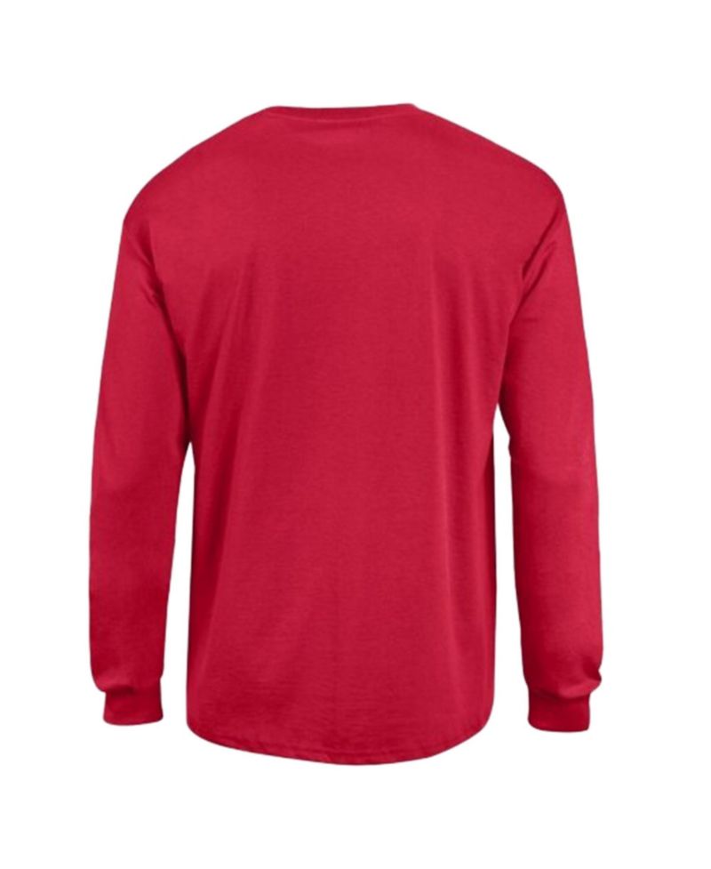 Men's Red Kansas City Chiefs Arch Over Logo Long Sleeve T-Shirt