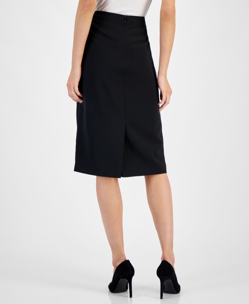 Women's Below-the-Knee Stretch Pencil Skirt