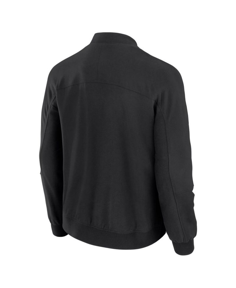 Men's Black Dallas Cowboys Lightweight Cover-4 Tri-Blend Full-Zip Jacket