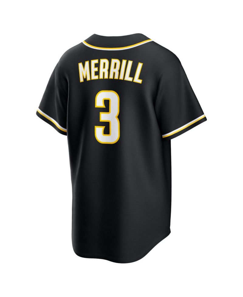Men's Jackson Merrill Black San Diego Padres 2026 Replica Fashion Jersey
