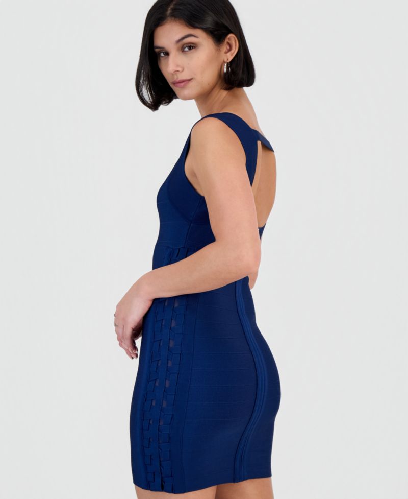 Women's Cara Braided Square-Neck Sleeveless Bandage Dress