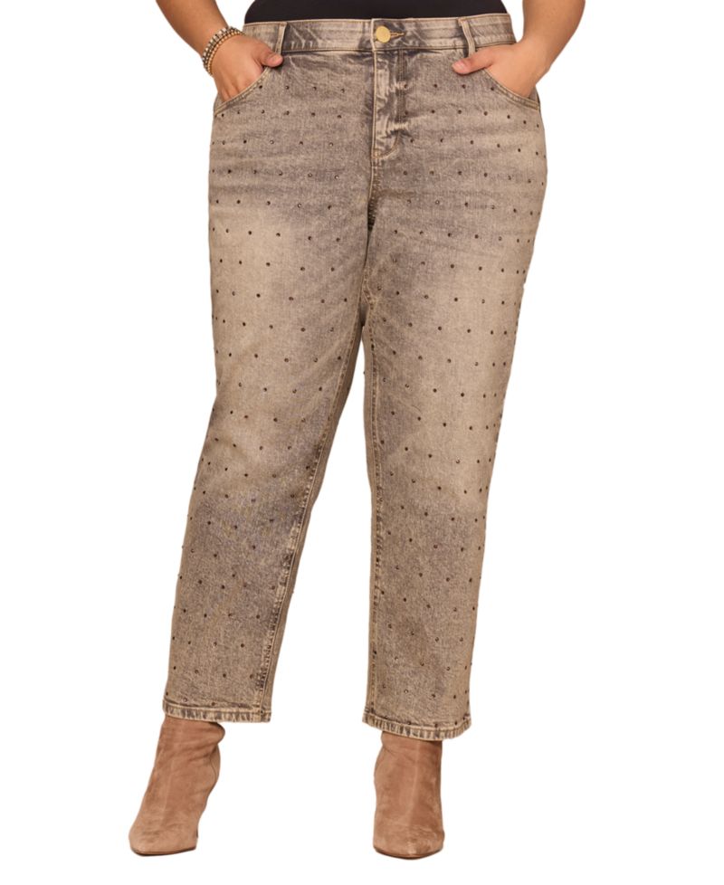 Plus High-Rise Boyfriend Jeans