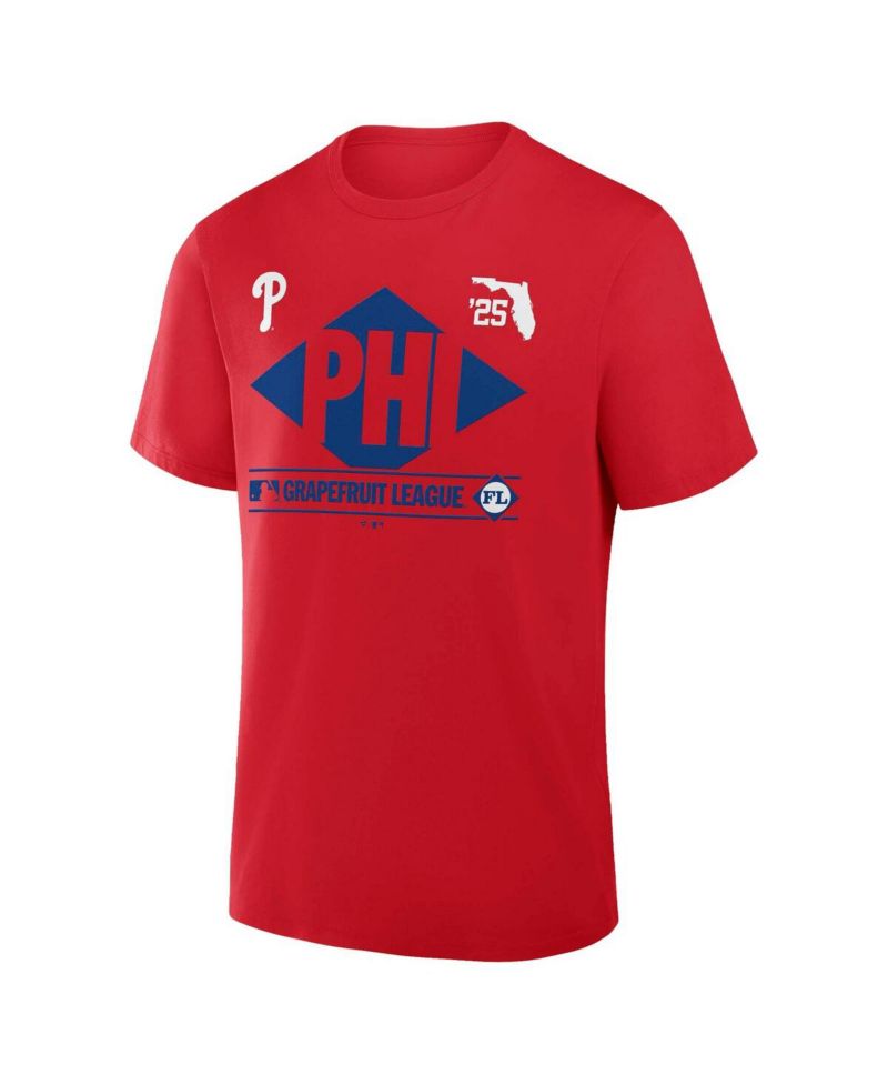 Men's Red Philadelphia Phillies 2025 Spring Training Grapefruit League True Icon T-Shirt