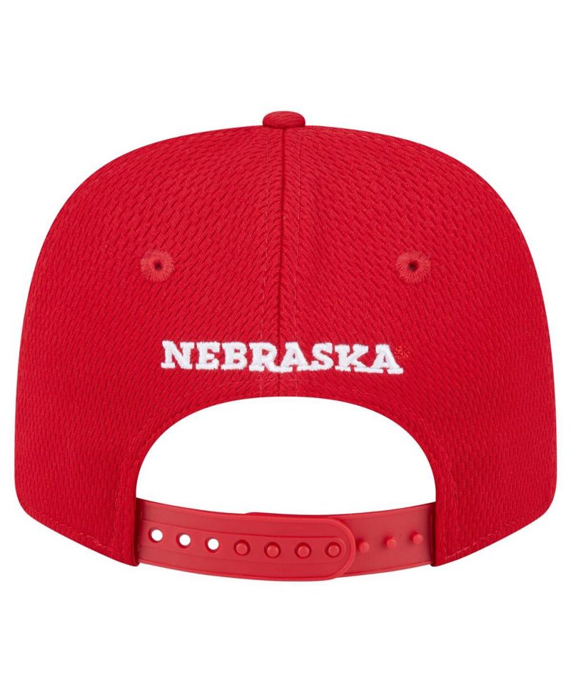 Men's Scarlet Nebraska Huskers COOLERA 9SEVENTY Rope Stretch-Snap Hat