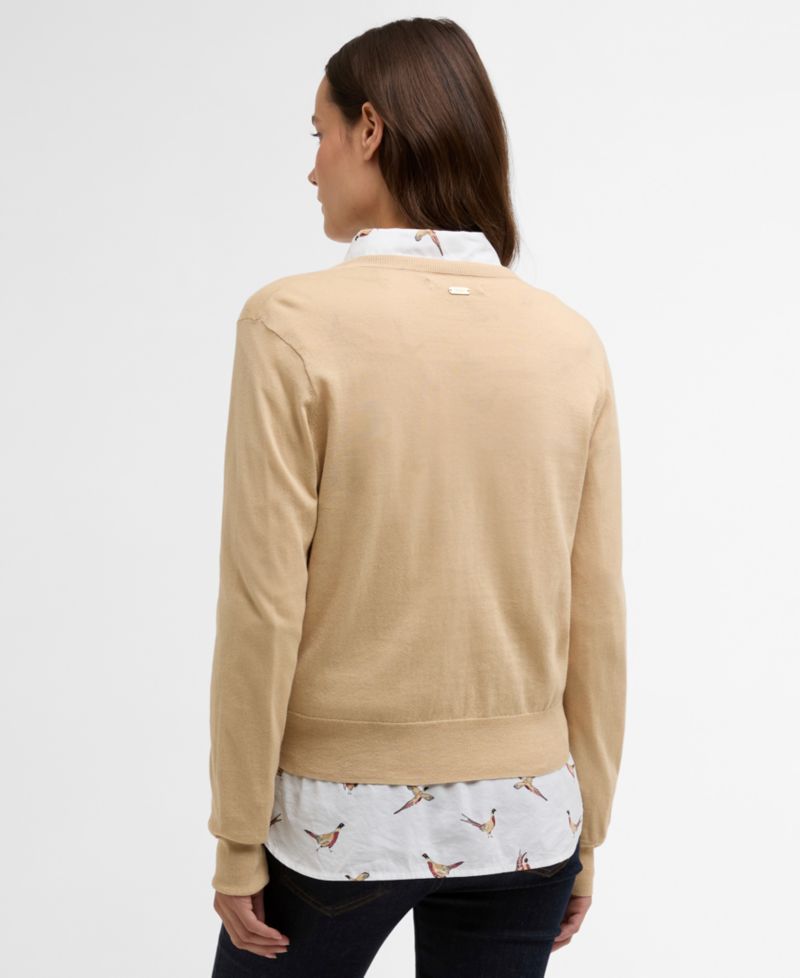 Women's Wisteria Crewneck Knitted Cardigan