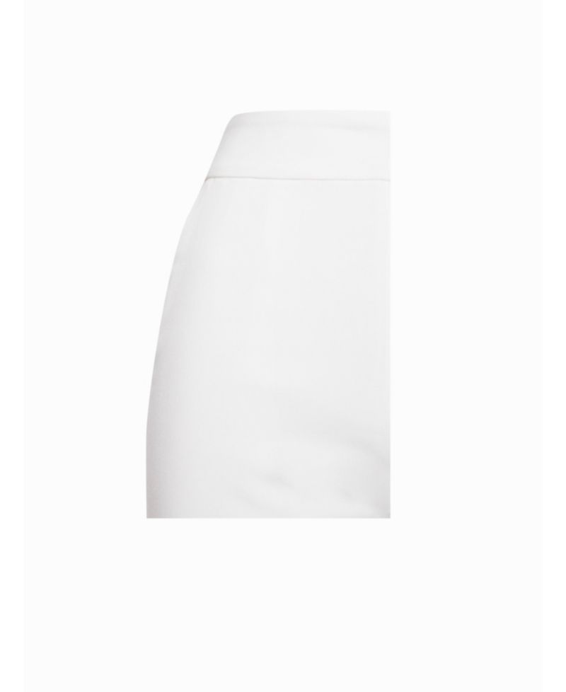 Women Vayla White Skinny Fit Crepe Trousers