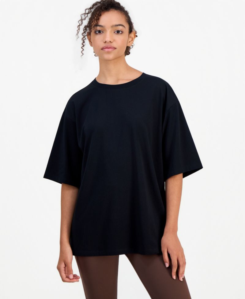 Women's Boyfriend Cotton-Blend Short-Sleeve T-Shirt
