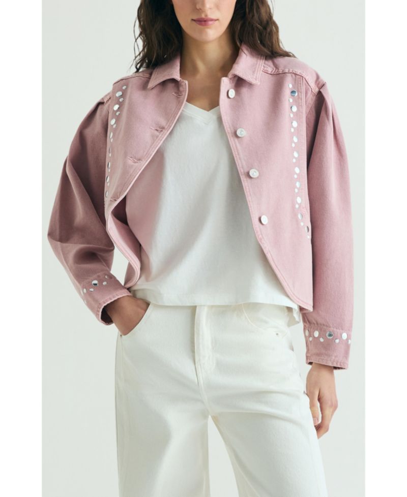 Women's Denim Studs Jacket