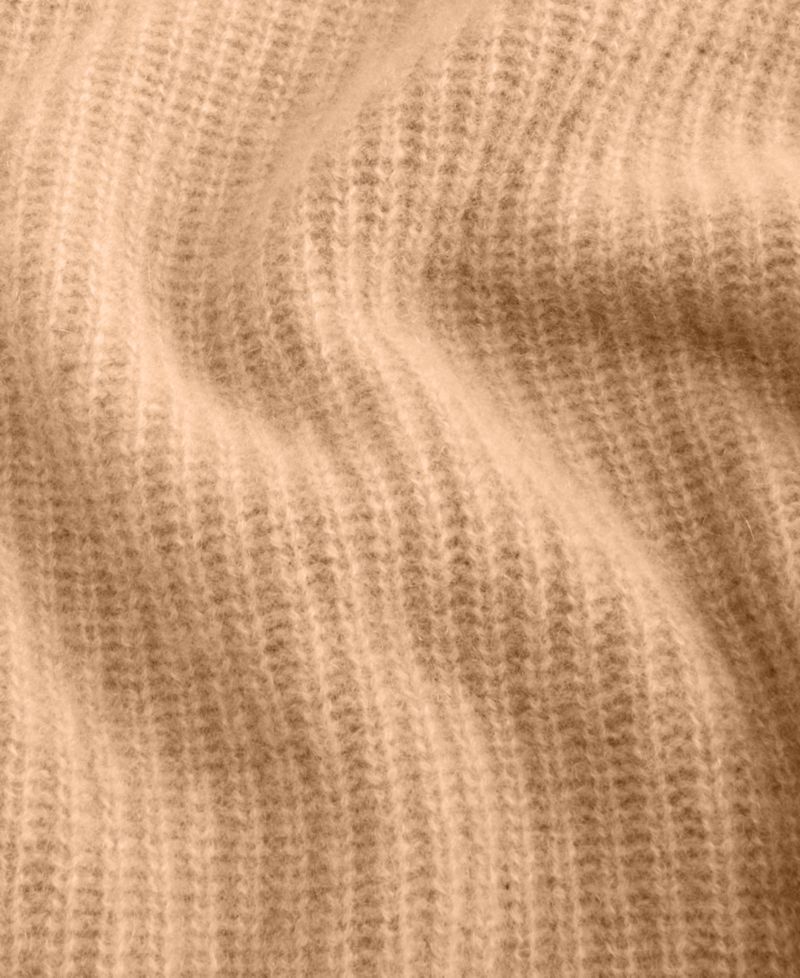 Plus Size 100% Cashmere Shaker Stitch Crewneck Sweater