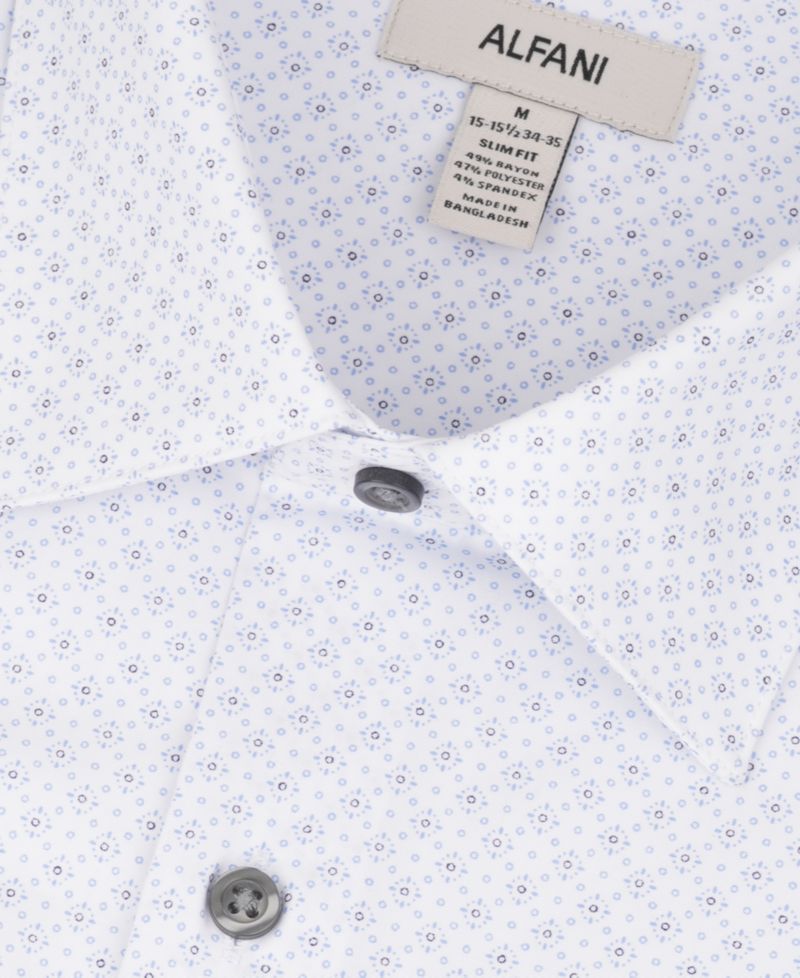 Men's Slim-Fit Stretch Dress Shirt