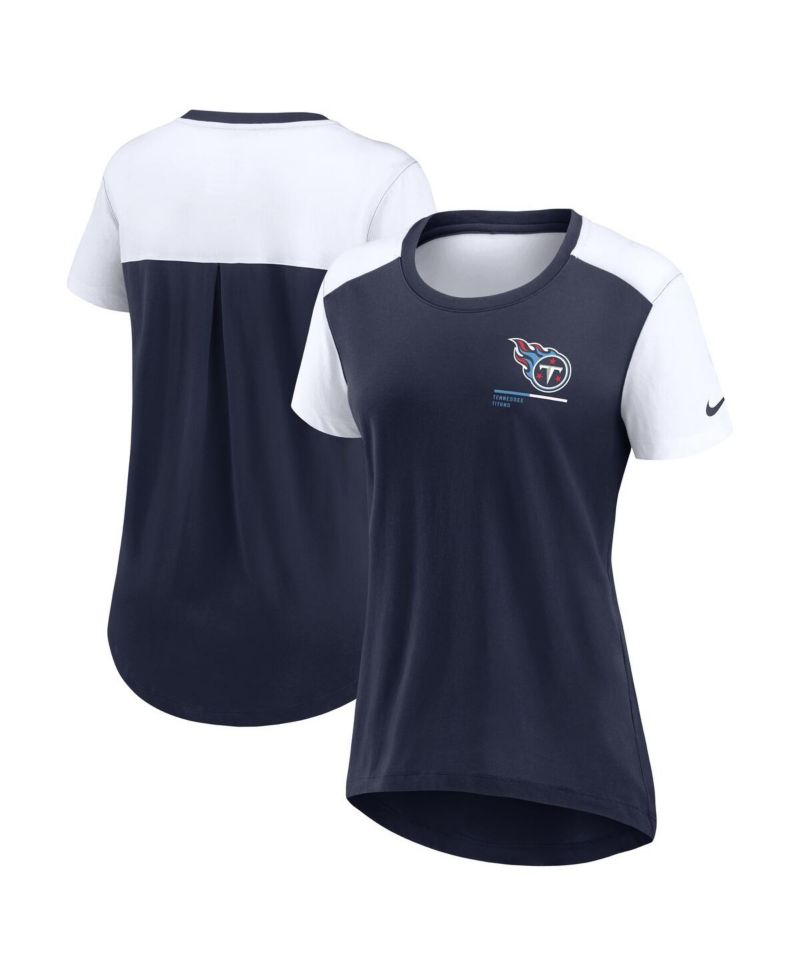 Women's Navy Tennessee Titans Performance Fashion T-Shirt