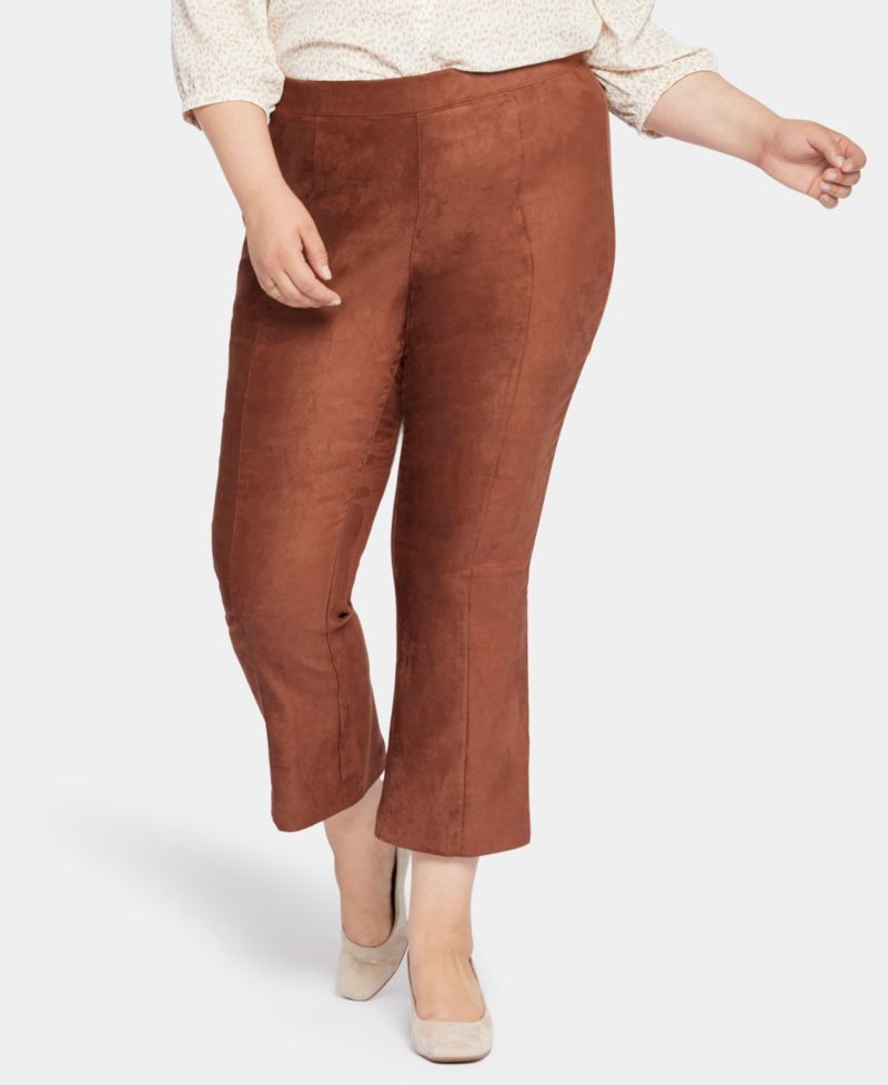 Plus Size Slim Bootcut Pull-On Pants