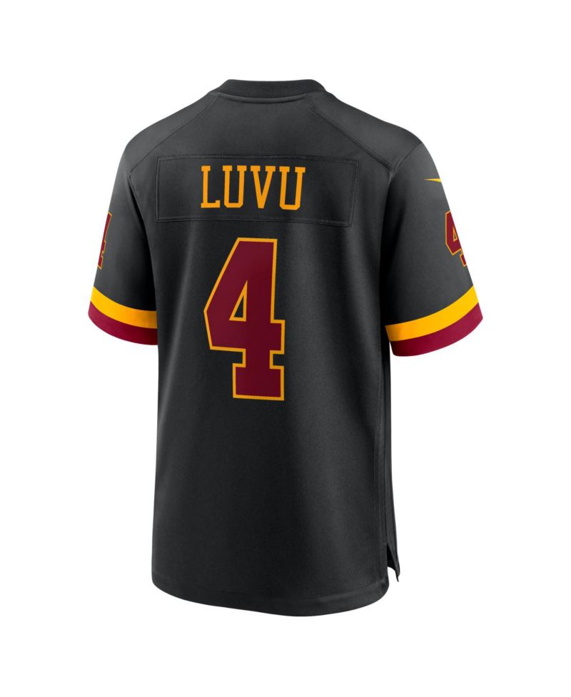 Men's Frankie Luvu Black Washington Commanders Hail Raiser Alternate Game Jersey