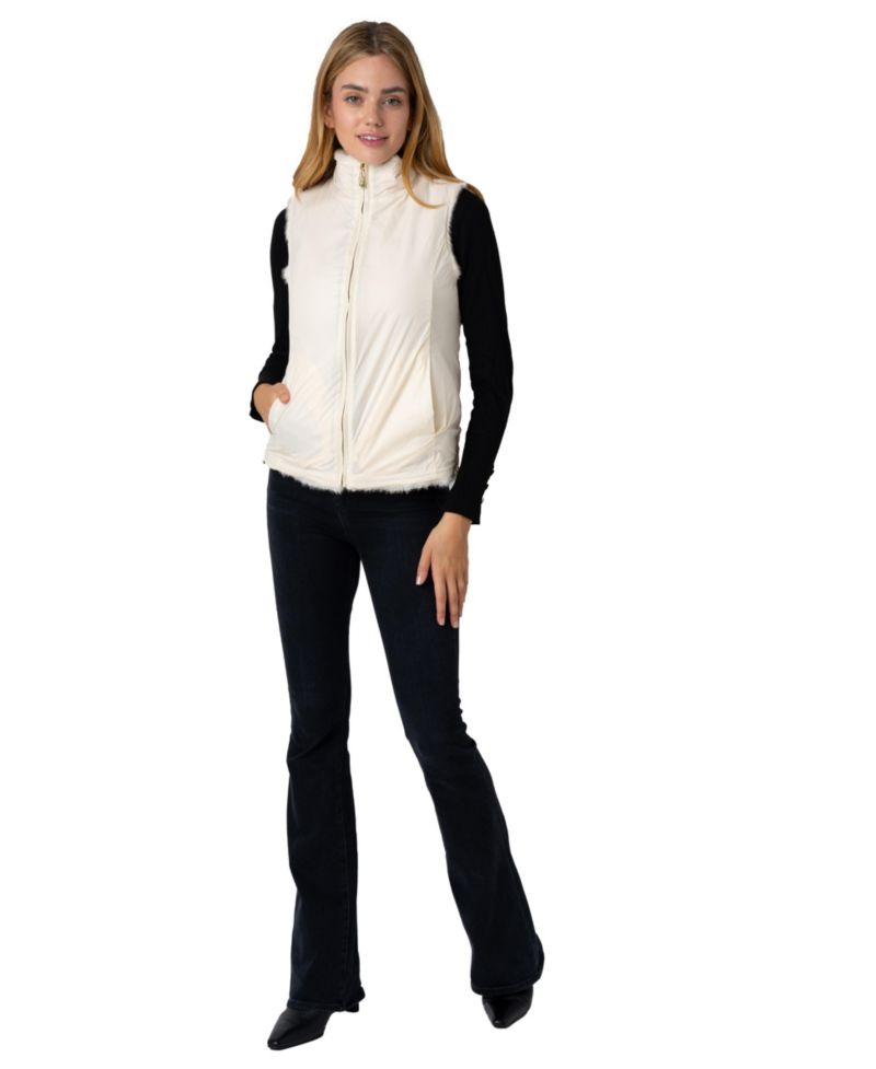 Women's Reversible Faux Fur Vest