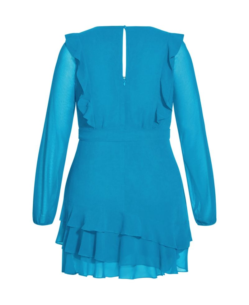 Plus Size Pretty Ruffle Dress