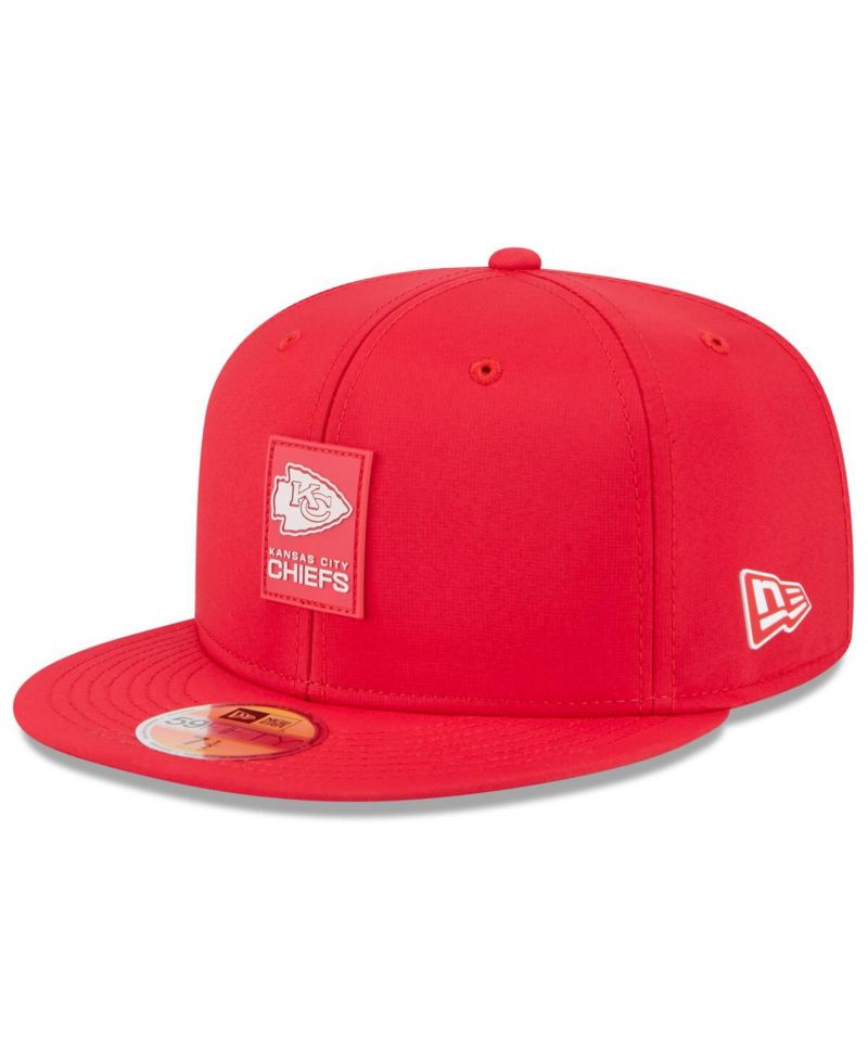 Men's Red Kansas City Chiefs 2025 Sideline 59FIFTY Fitted Hat