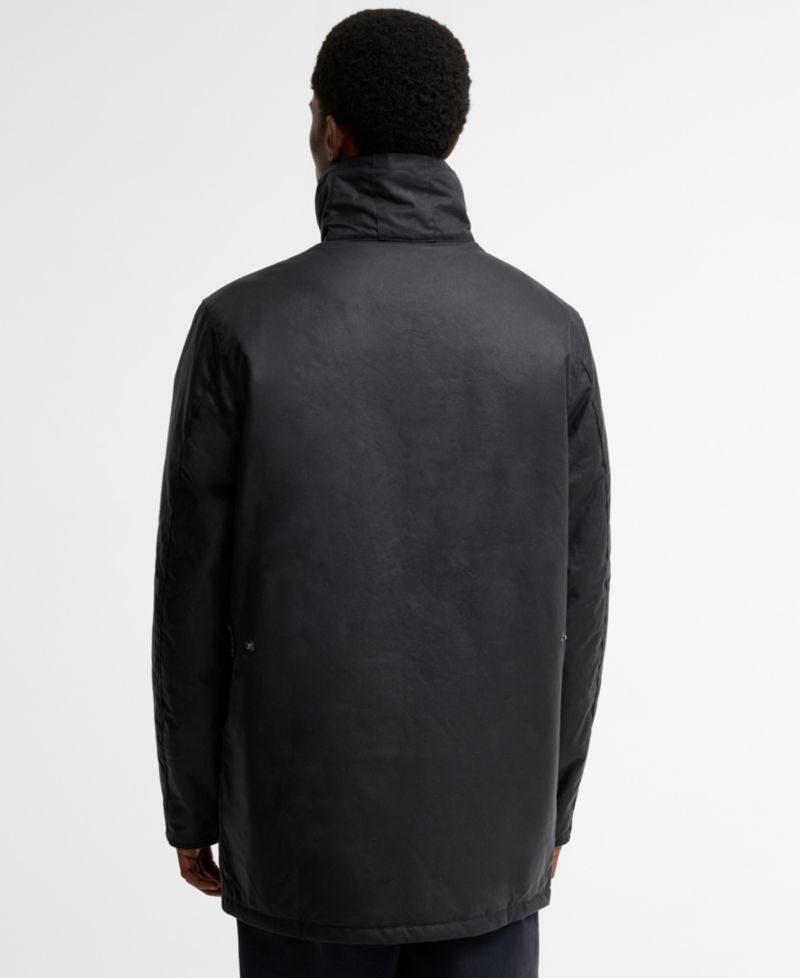 Men's Modern Powell Waxed Cotton Padded Jacket