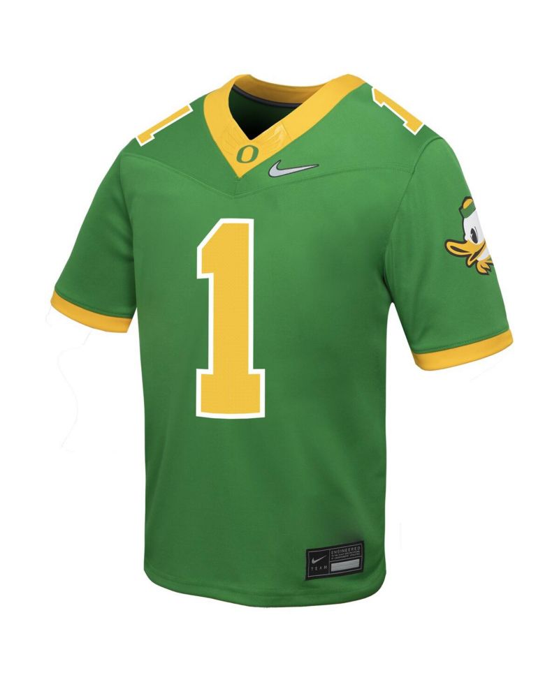 Preschool 1 Green Oregon Ducks Vapor Fusion Alternate Jersey