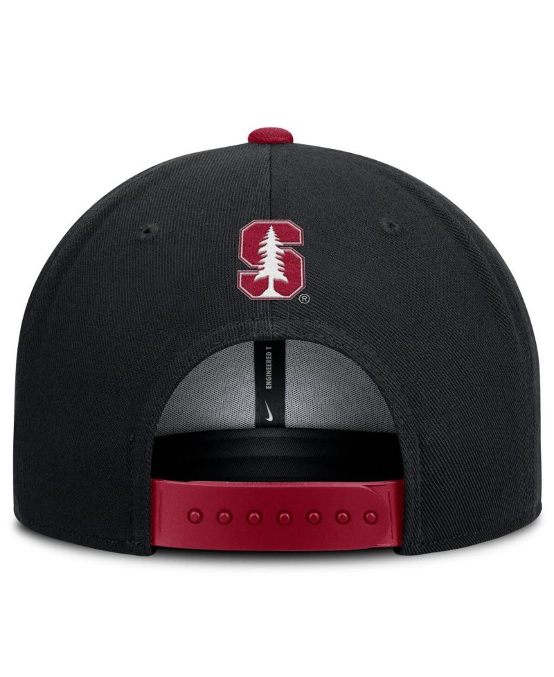 Men's Black/Cardinal Stanford Cardinal 2025 On-Field Patch Pro Dri-FIT Snapback Hat
