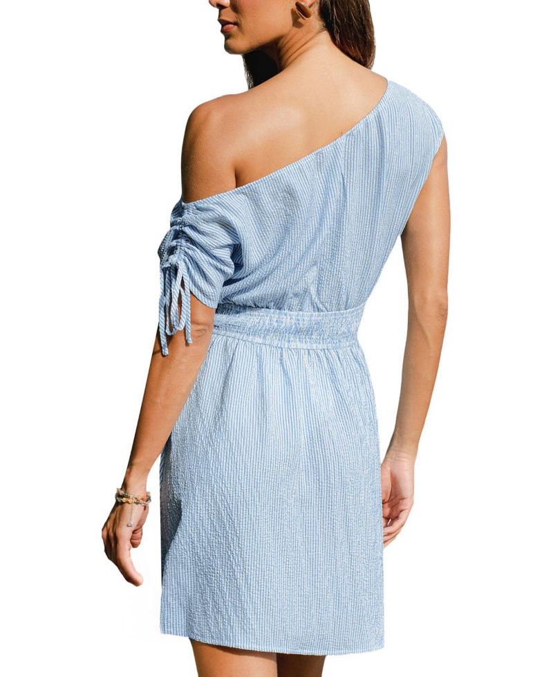 Women's Extra Sweet Striped Mini Beach Dress