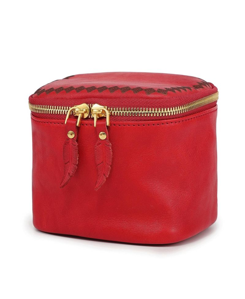 Celosia Cube Leather Jewelry Case