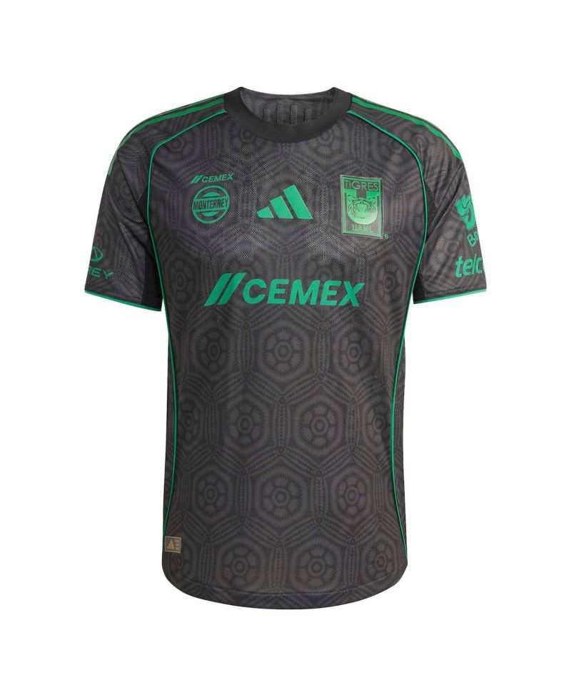 Men's Gray Tigres UANL 2025/26 Third on Field Authentic Jersey