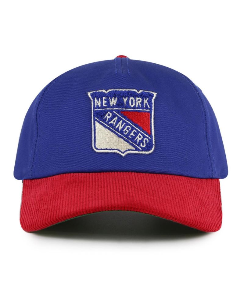 Men's Blue/Red New York Rangers Burnett Adjustable Hat