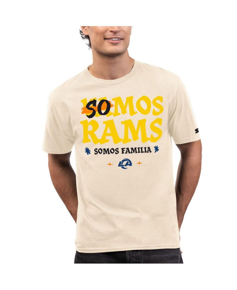 Men's Oatmeal Los Angeles Rams Somos T-Shirt