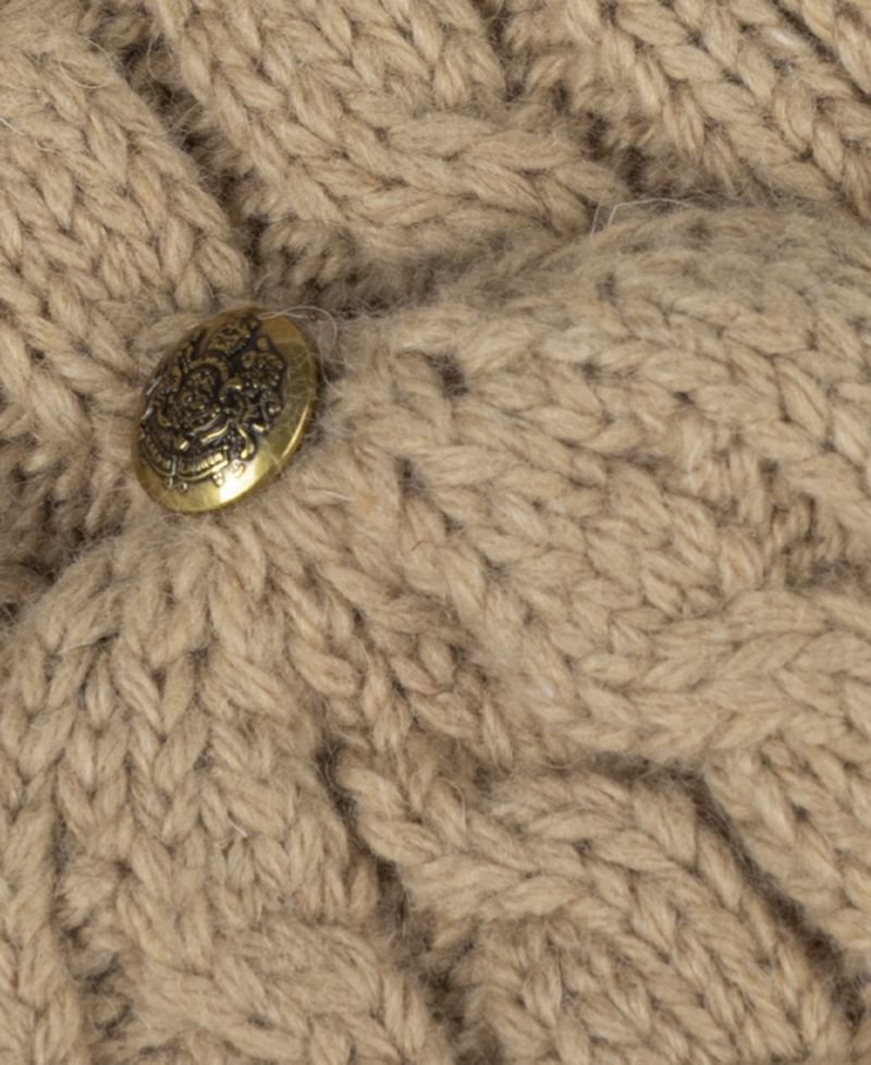 Core Cable Knit Pop Top Gloves