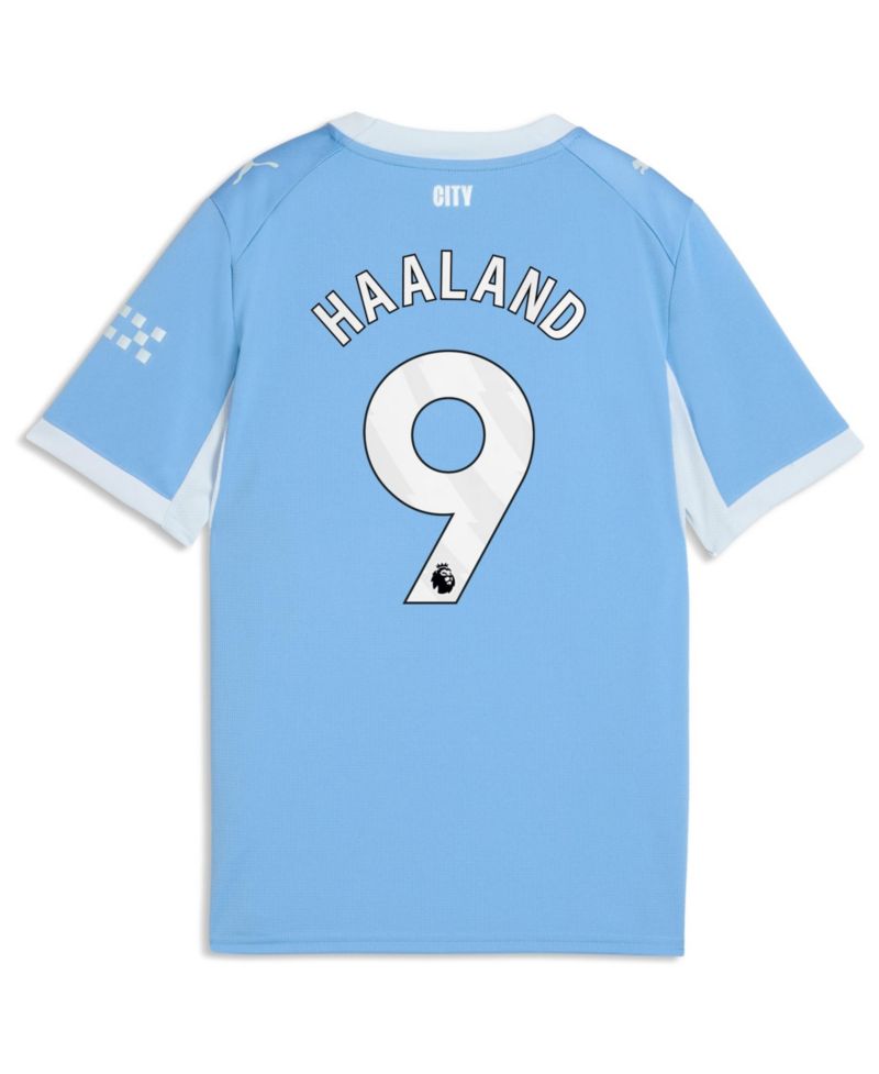 Big Boys and Girls Erling Haaland Light Blue Manchester City 2026/27 Home Replica Jersey