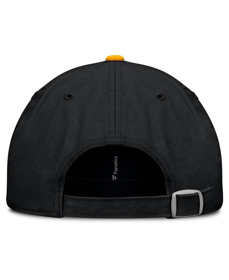 Men's Black/Gold Pittsburgh Penguins Heritage Home Ice Two-Tone Adjustable Hat