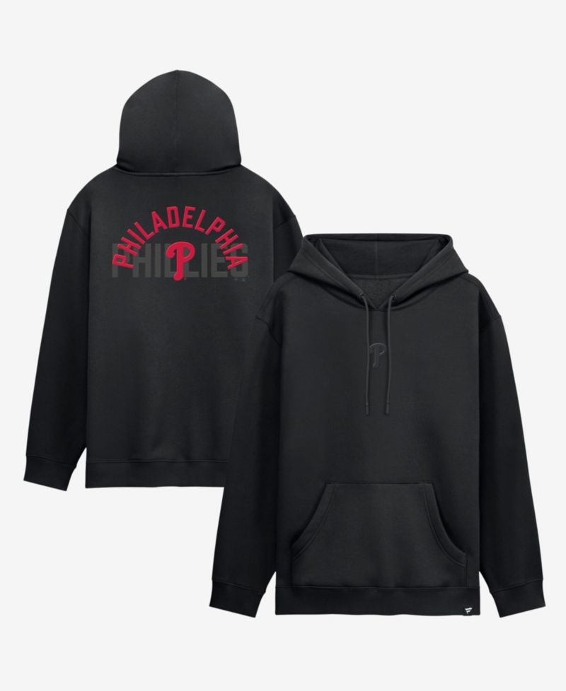 Men's Philadelphia Phillies Black Out Fleece Hoodie