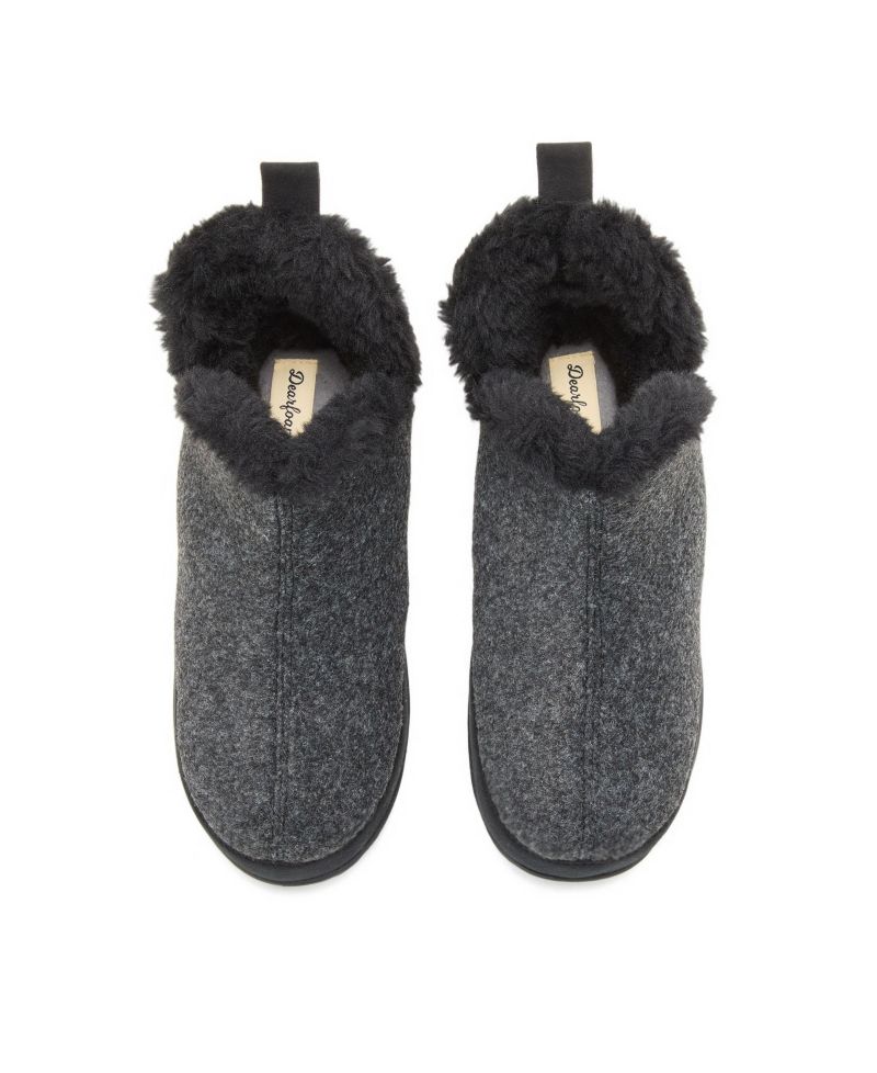 Women's Felted and Plaid Boot Slipper