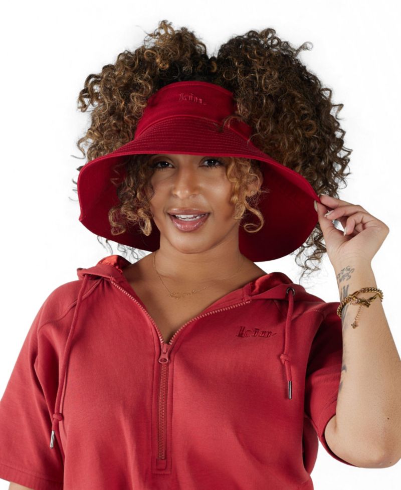 Unisex Satin Lined Wide Brim Sun Visor