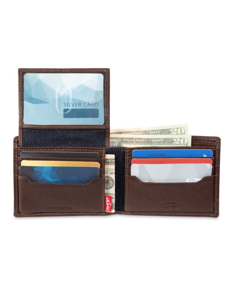 Men's RFID-Blocking Leather Bifold Wallet