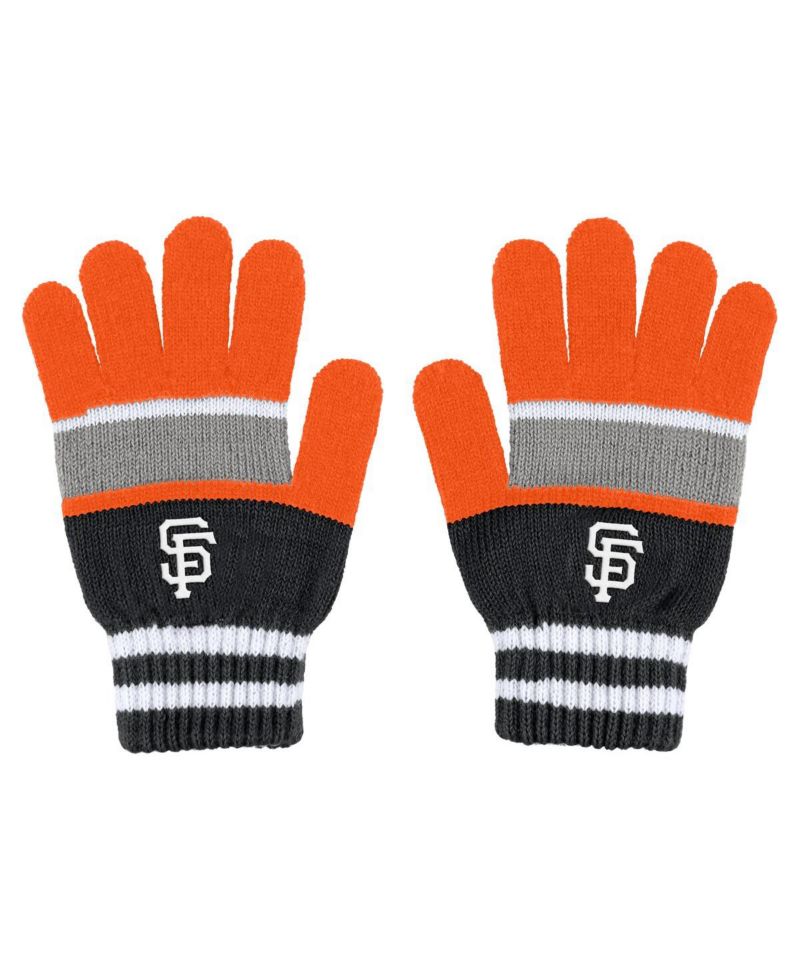 Women's San Francisco Giants Stripe Glove and Scarf Set